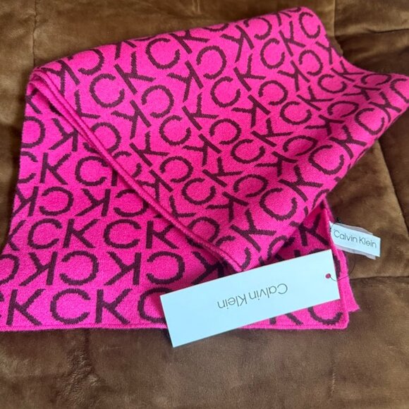 Calvin Klein Scarf Woman Pink - Picture 2 of 5